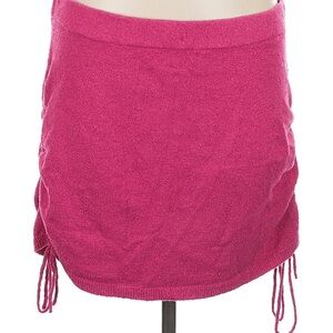 Free People womans Pink rouched Mini Skirt size M